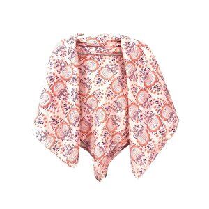 Gap Womens Pink peach purple Coral Scarf bohemian floral print Scarf Wrap 76x38